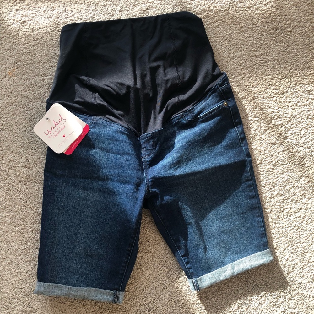 Maternity jeans shorts size:small